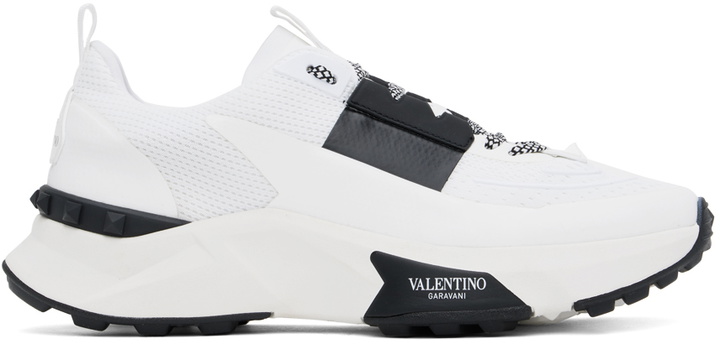 Photo: Valentino Garavani White & Black True Act Sneakers