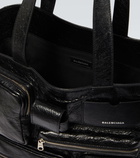 Balenciaga Superbusy distressed leather tote bag