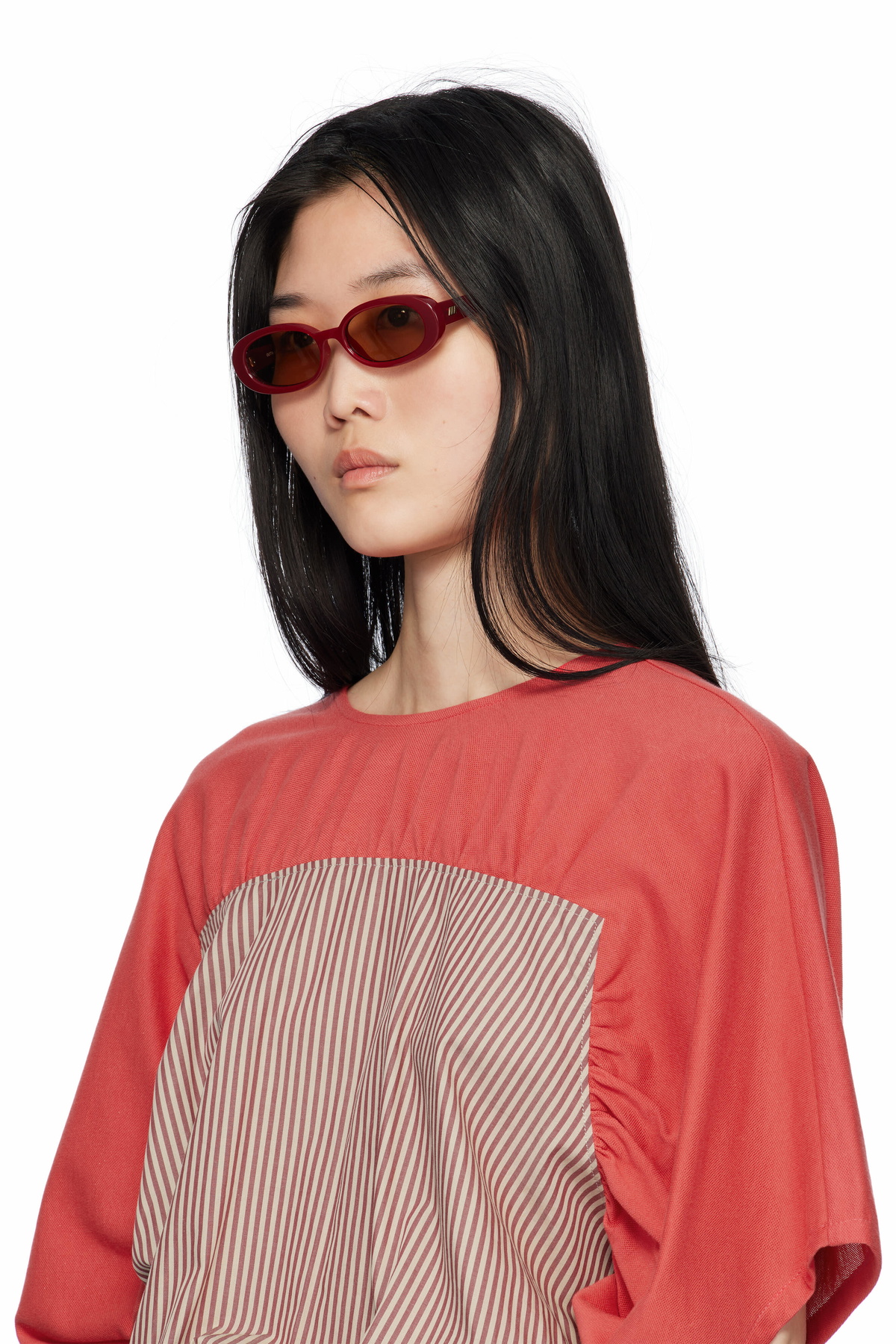 Le Specs SSENSE Exclusive Burgundy Outta Love Sunglasses Le