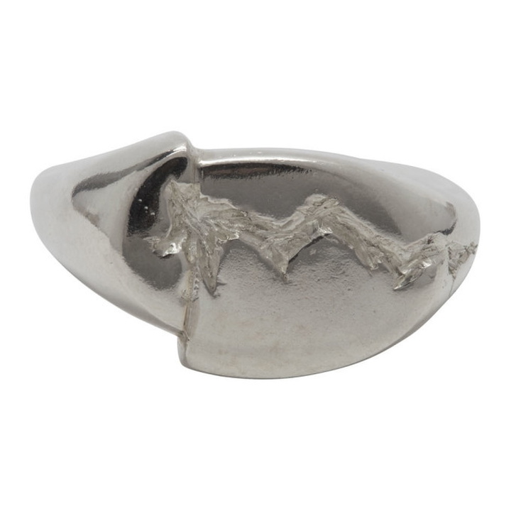 Photo: SWEETLIMEJUICE Silver Split Signet Ring