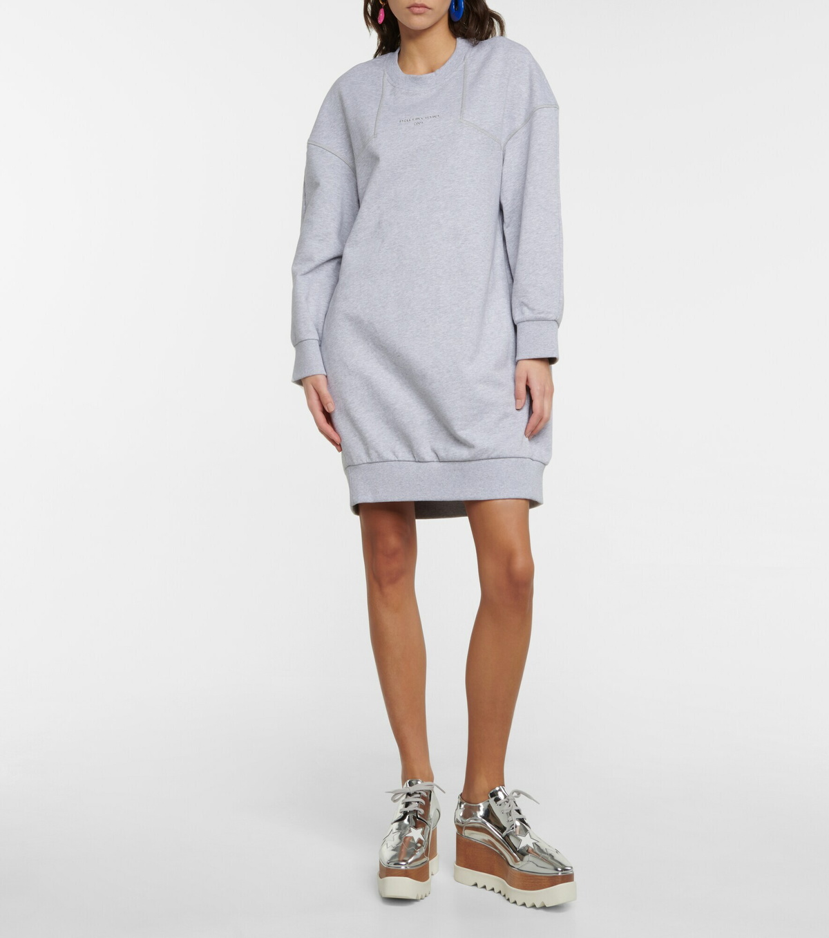 Stella McCartney - Cotton jersey sweater dress Stella McCartney