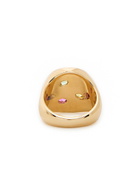 Bleue Burnham Chloroplast 9kt Gold Signet Ring