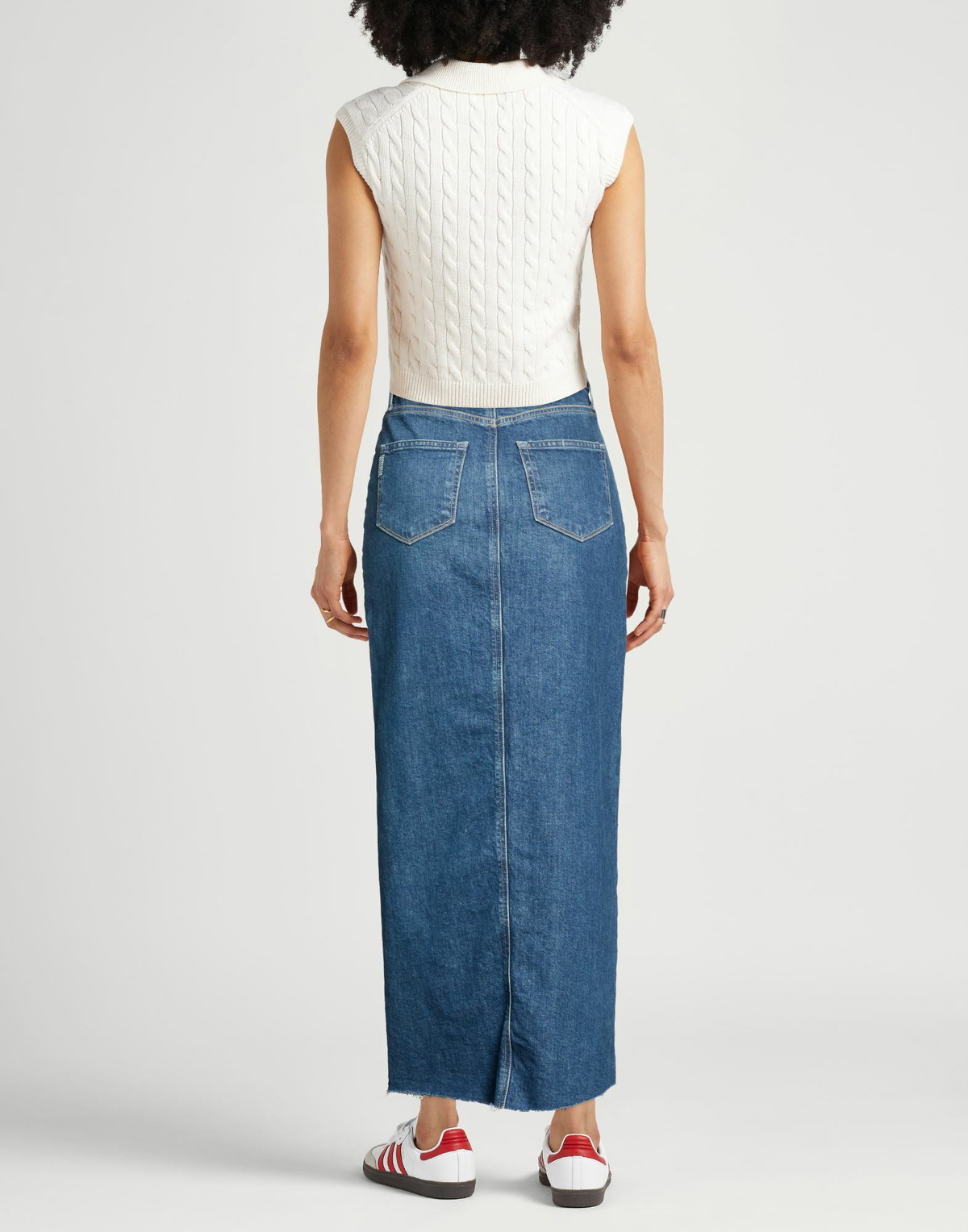 Paige Womens Denim skirt in Blue