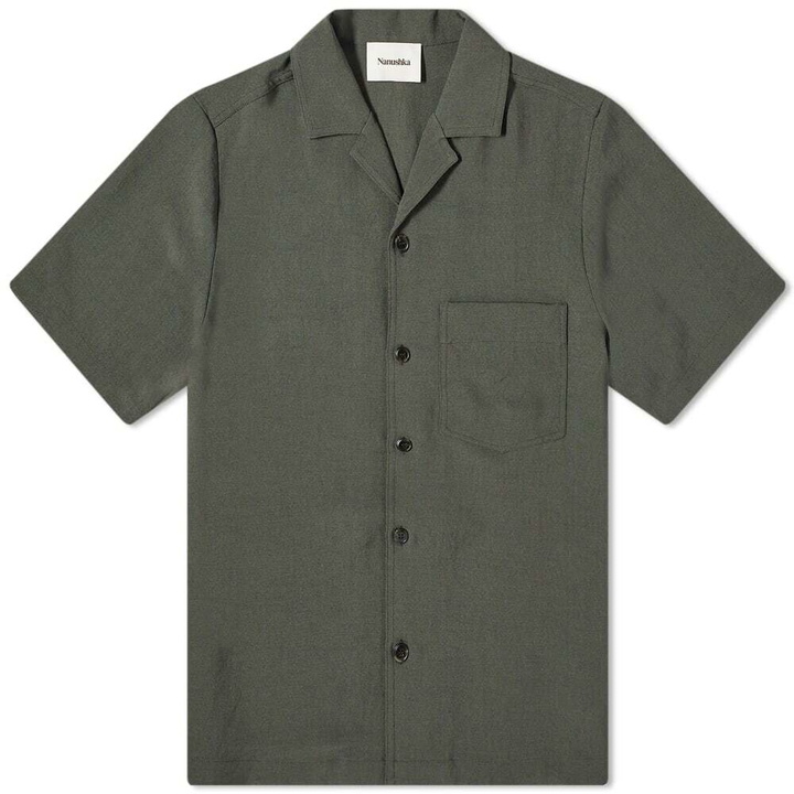 Photo: Nanushka Men's Bodil Vacation Shirt in Olive