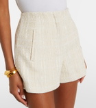 Veronica Beard Jazmin cotton-blend tweed shorts