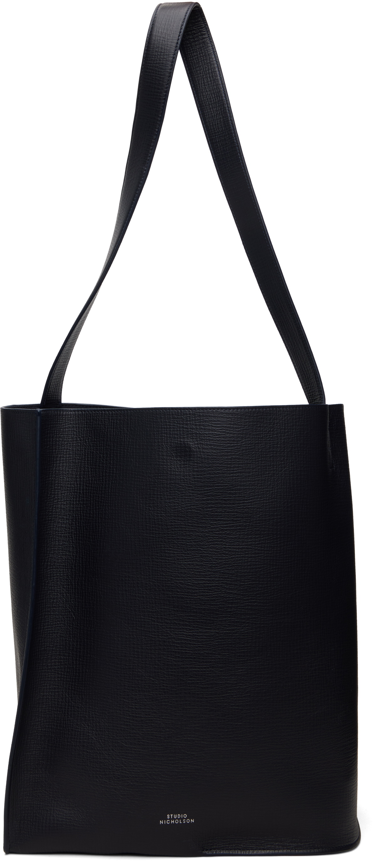 Studio Nicholson Navy Doublet Type 2 Leather Tote