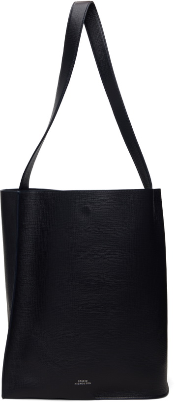 Photo: Studio Nicholson Navy Doublet Type 2 Leather Tote