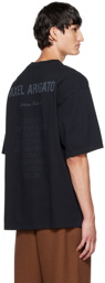 Axel Arigato Black Lock Stitch T-Shirt