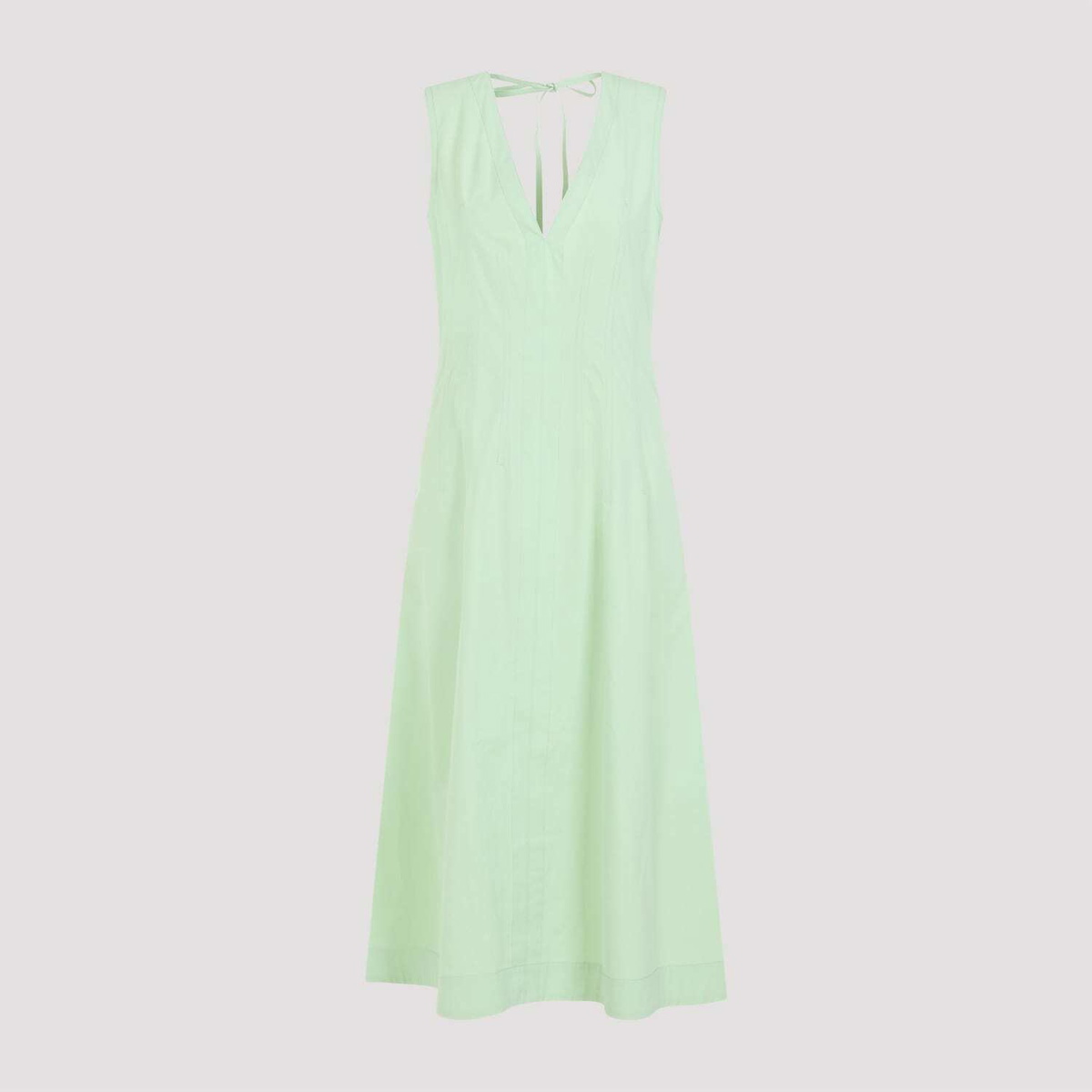 Bottega Veneta Compact Cotton Midi Dress Bottega Veneta