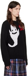 Charles Jeffrey LOVERBOY Black Loverboy Ghost Sweater