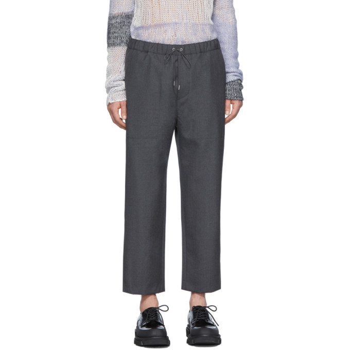 Photo: OAMC Grey Wool Drawcord Trousers