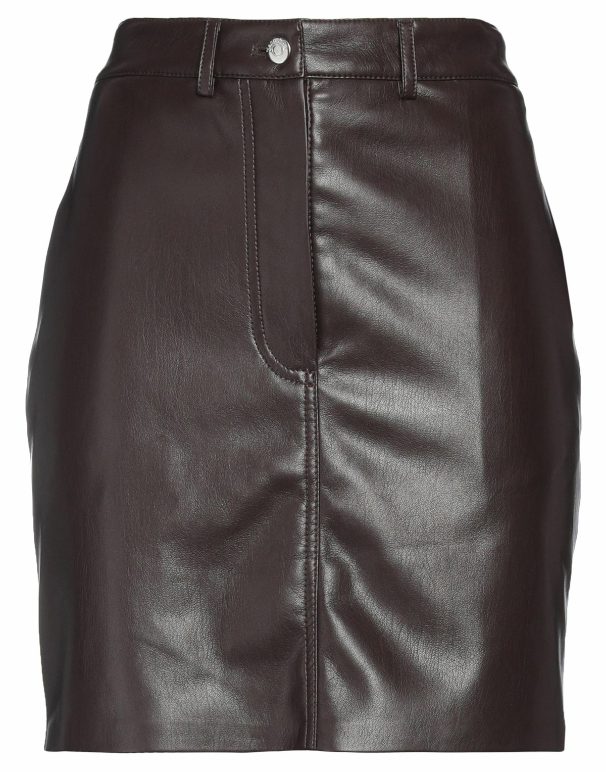 Nanushka Womens Mini skirt Dark in Brown
