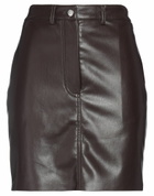 Nanushka Womens Mini skirt Dark in Brown