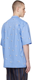 VIKTOR & ROLF MISTER MISTER Blue Sequin Shirt