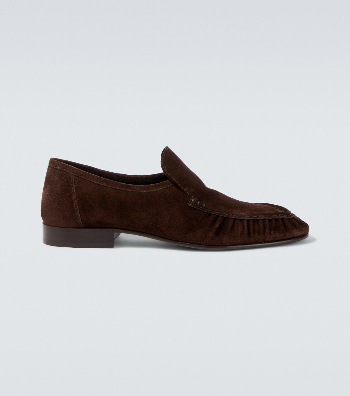 The Row Soft Two suede loafers
