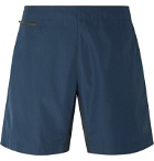 Iffley Road - Brighton Wide-Leg Shell Shorts - Blue