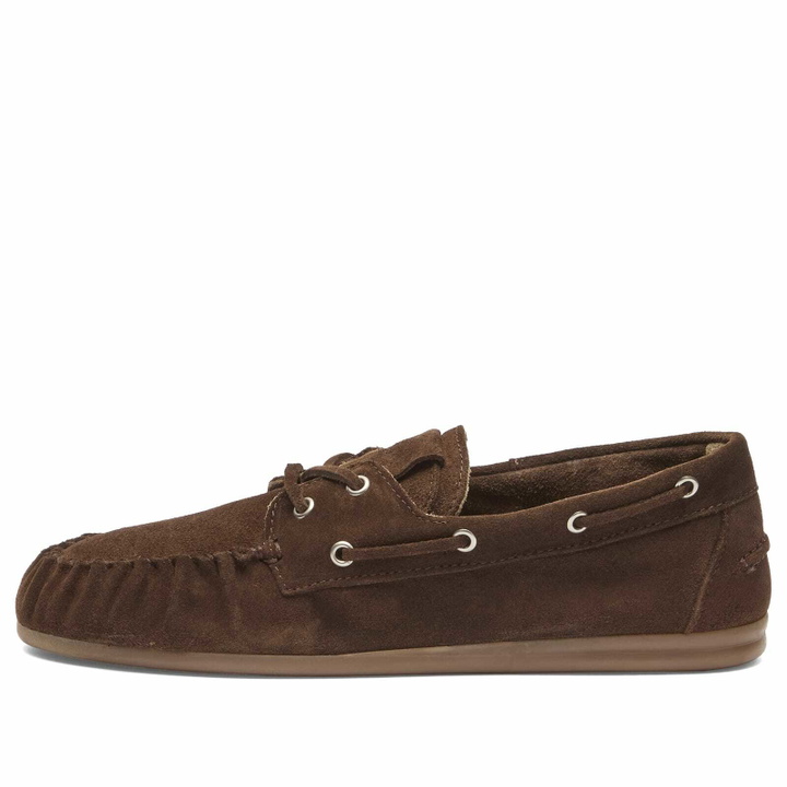 Photo: ALOHAS Women's Rowan Suede Leather Loafers in Suede Brown