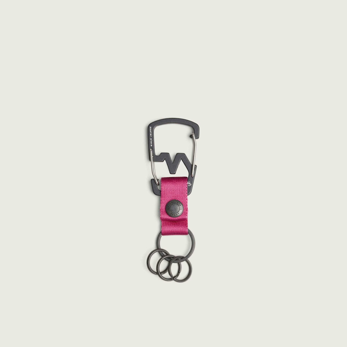 Master-Piece M-Carabiner Key Ring in Pink