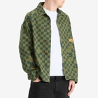 Service Works Men's Drill Printed Foh Jacket in Olive Checker