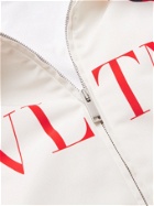 VALENTINO - Printed Nylon Hooded Half-Zip Anorak - Multi