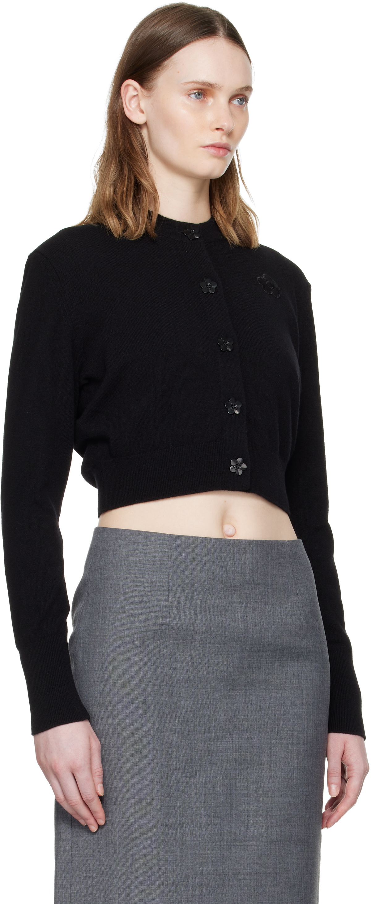 Cecilie Bahnsen Black Dua Cardigan