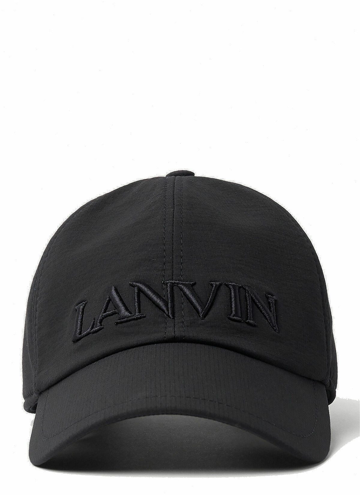 Lanvin - Logo Embroidery Baseball Cap in Black Lanvin
