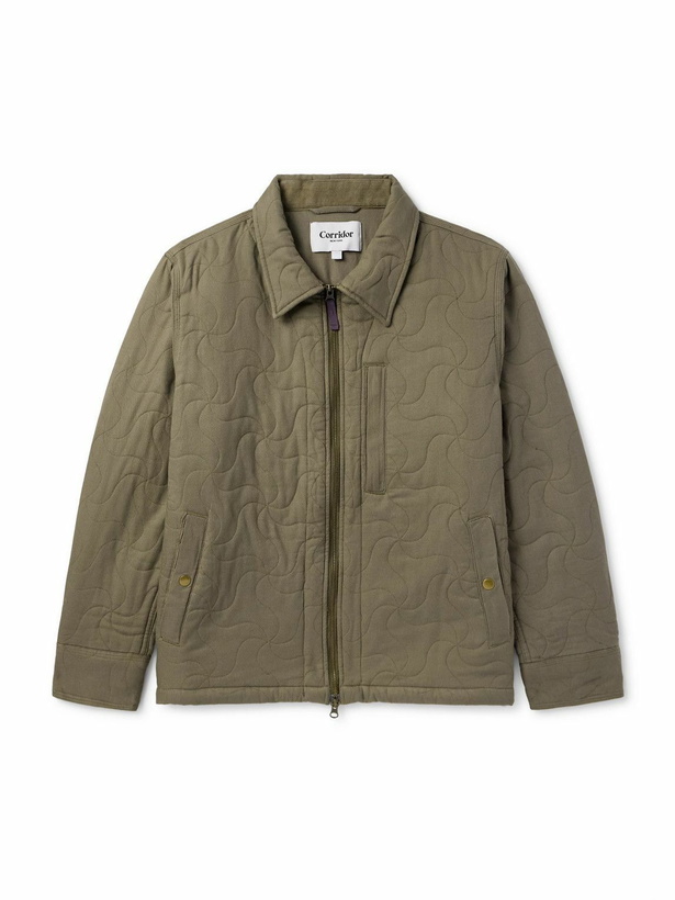 Photo: Corridor - Quilted Cotton Jacket - Green