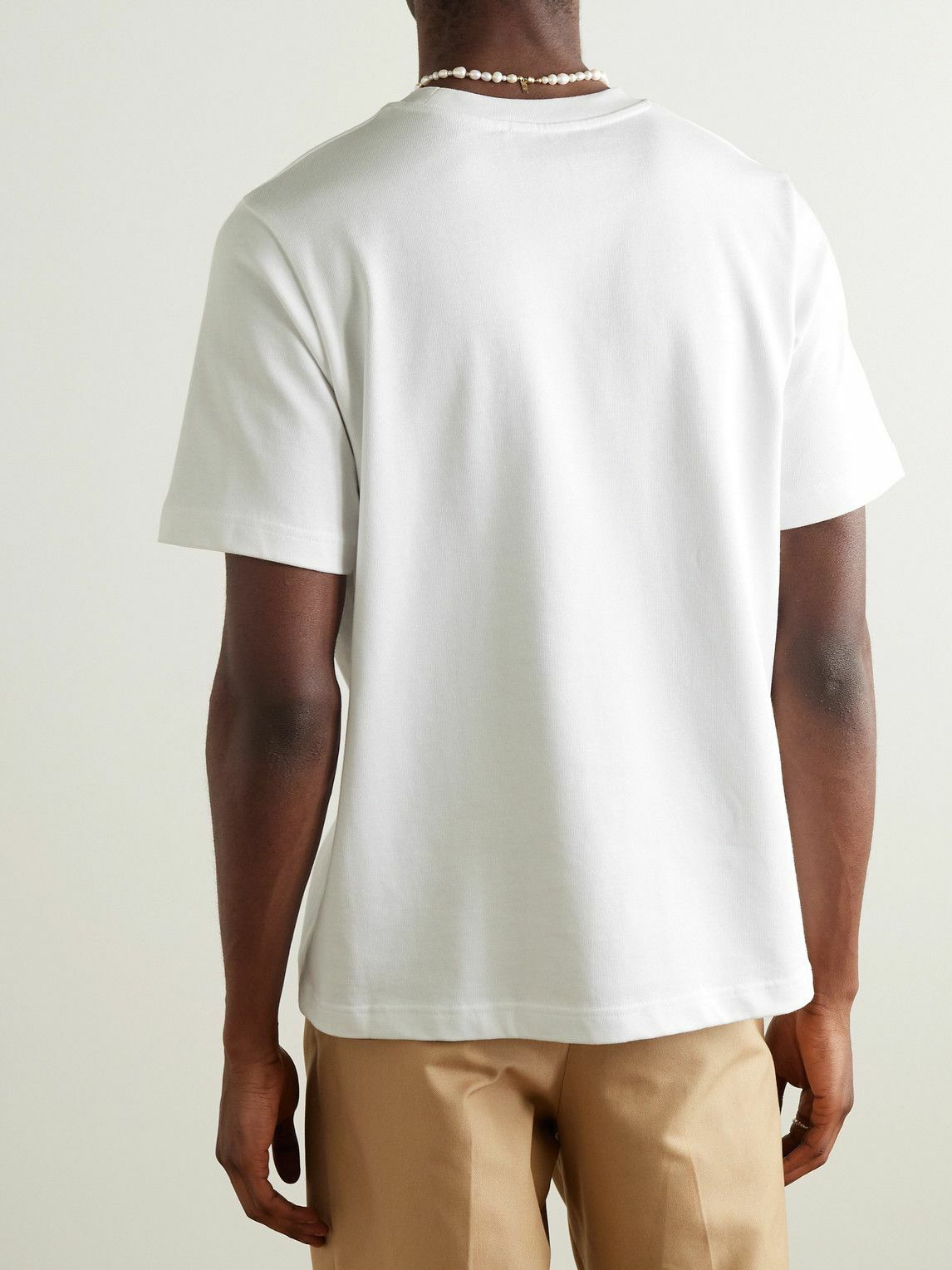 Casablanca - Casa Sport Logo-Print Organic Cotton-Jersey T-Shirt ...