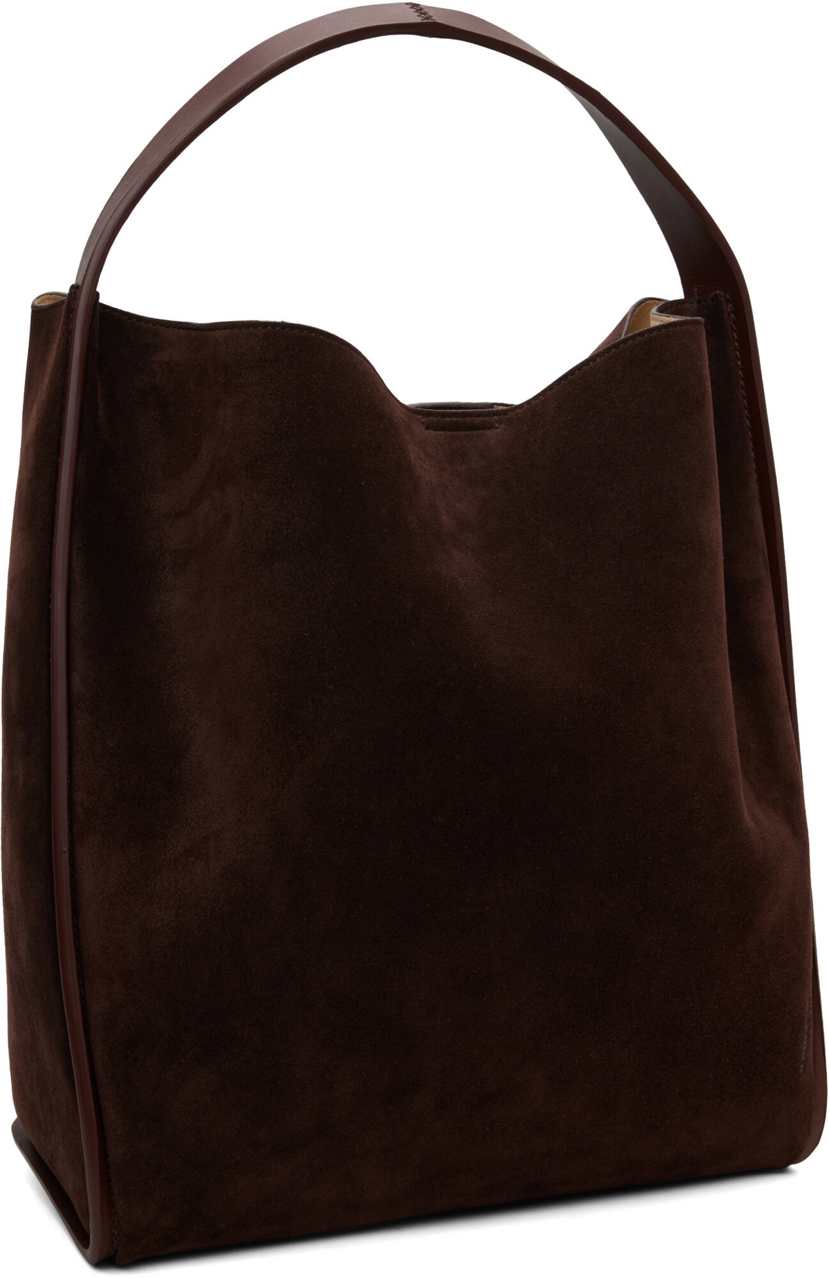 Jil Sander Brown Pivot Tote