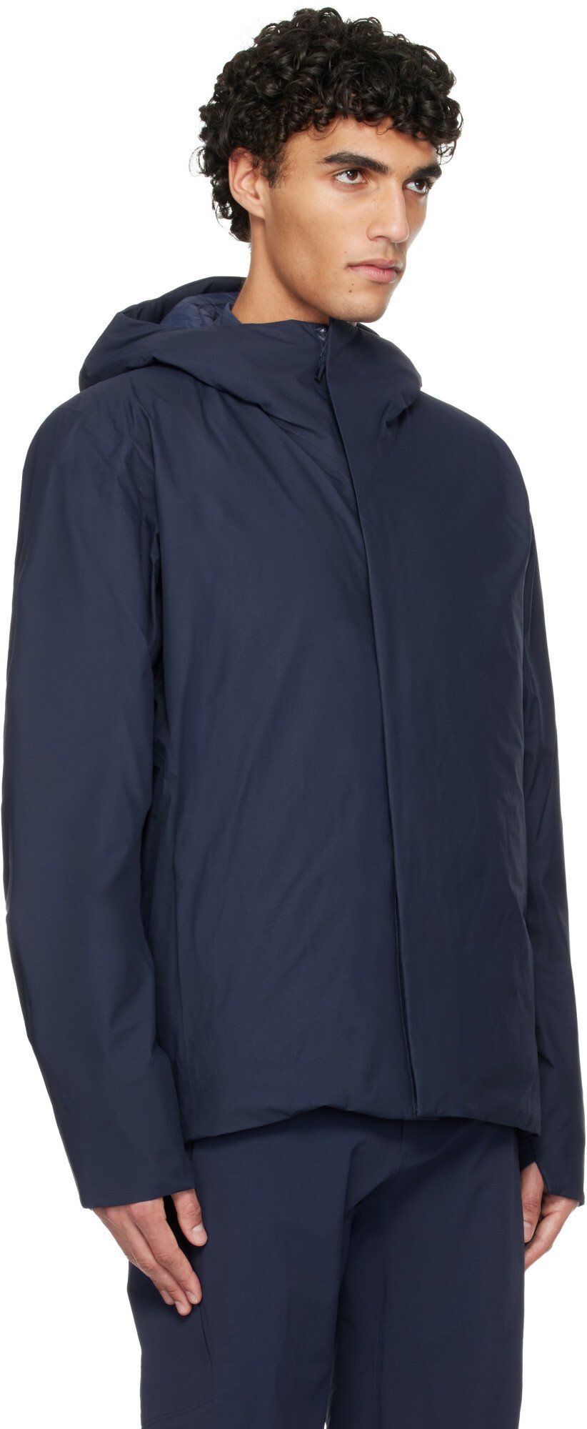 Veilance Navy Altus Down Jacket
