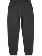 Les Tien - Tapered Garment-Dyed Cotton-Jersey Sweatpants - Gray