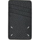 Maison Margiela Black Four Stitches Card Holder