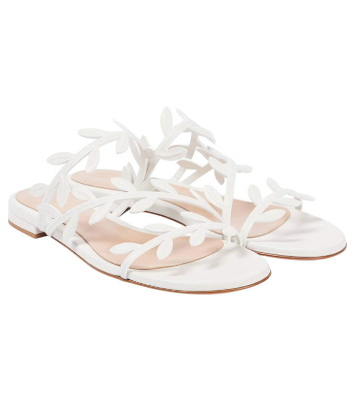 Photo: Gianvito Rossi Flavia leather slides
