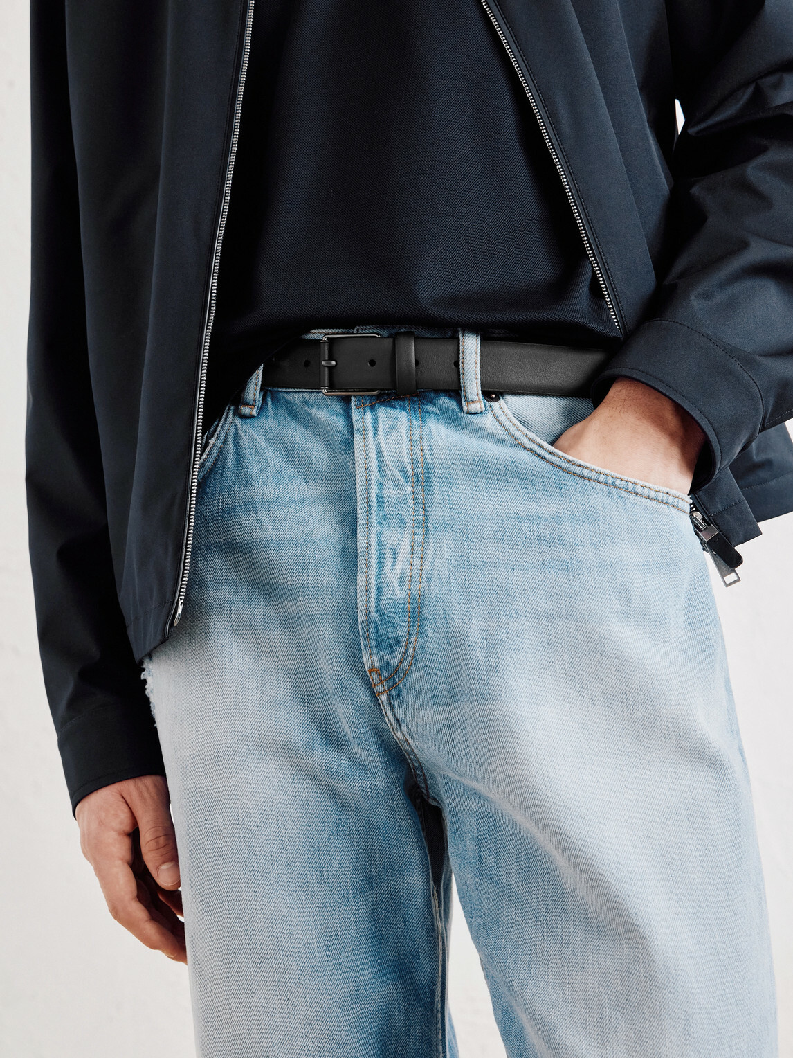 Zegna - 3cm Leather Belt - Black