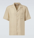 Lardini Linen bowling shirt