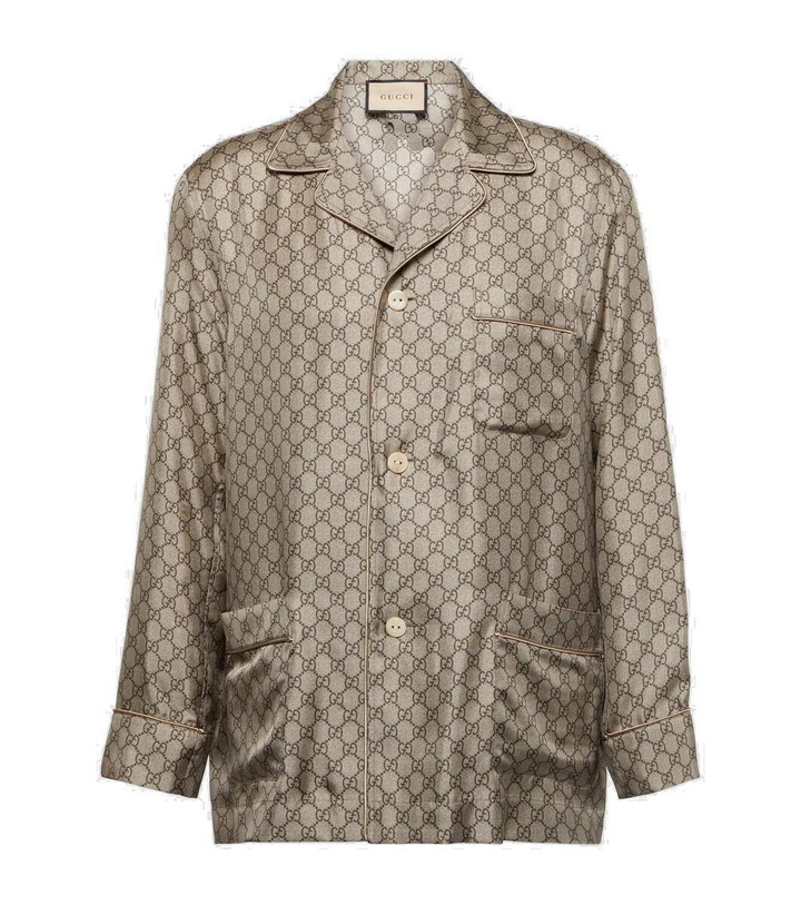 Photo: Gucci GG silk shirt