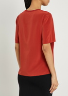 Joseph Rubin Silk T-shirt Red