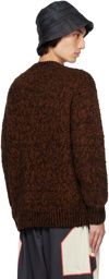 Dries Van Noten Brown Crewneck Sweater