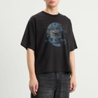 Won Hundred Men's Houston Globe T-Shirt in Washed Black