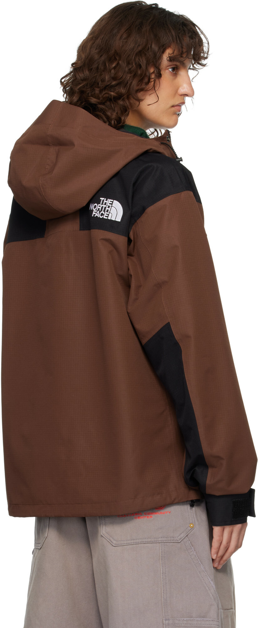 The North Face Brown DRYVENT Mono Mountain Rain Jacket