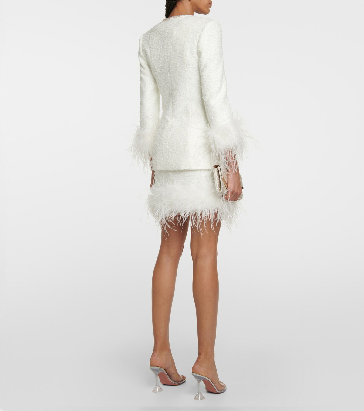 Rebecca Vallance Bridal The Departure bouclé blazer
