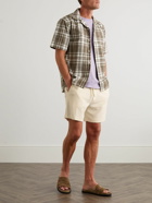 Mr P. - Straight-Leg Cotton-Terry Drawstring Shorts - Neutrals