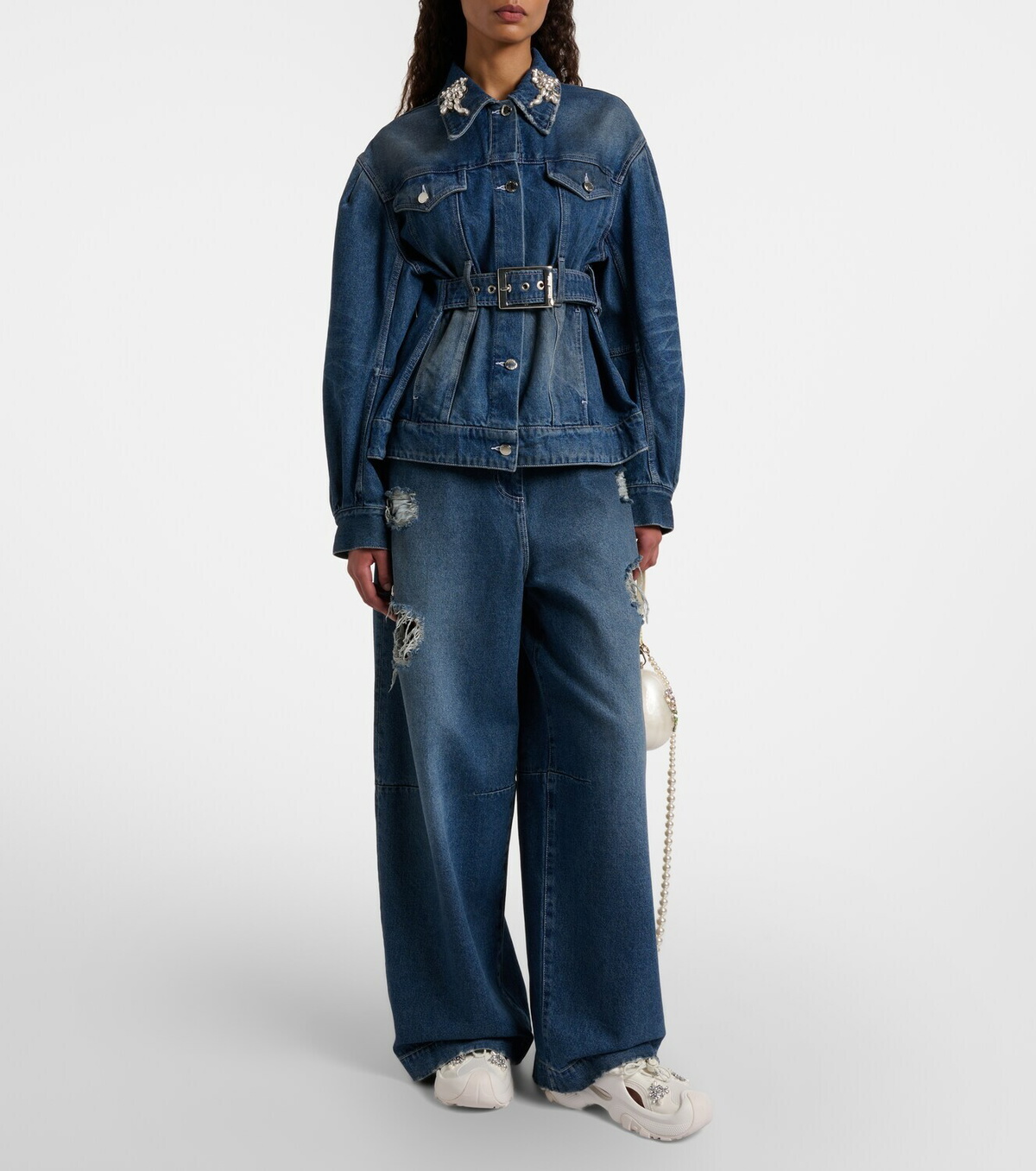 Simone Rocha x Crocs Trailbreak 2 embellished sneakers