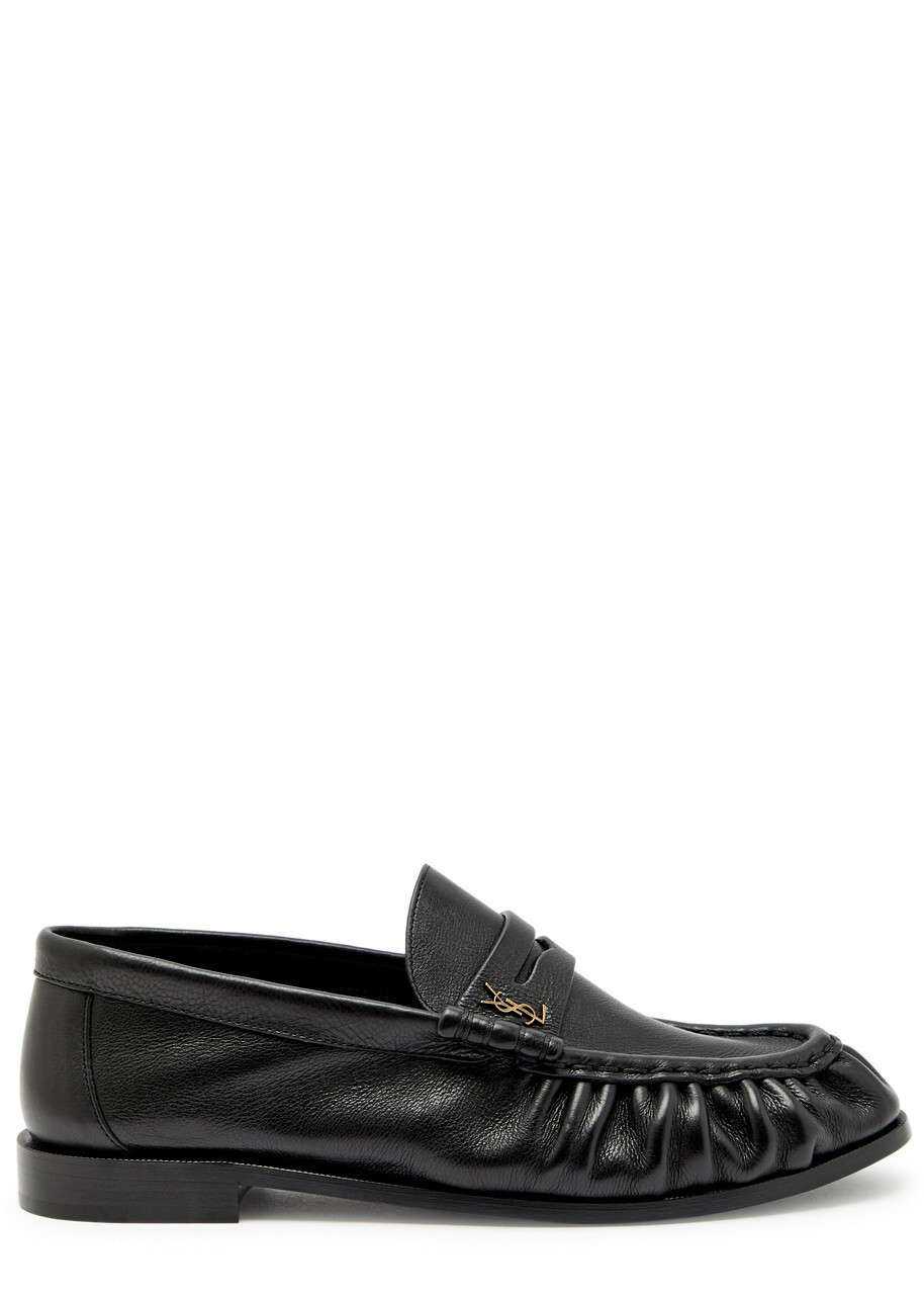 Saint Laurent Le Loafer 15 Leather Loafers Black