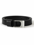 SAINT LAURENT - 2cm Leather Belt - Black