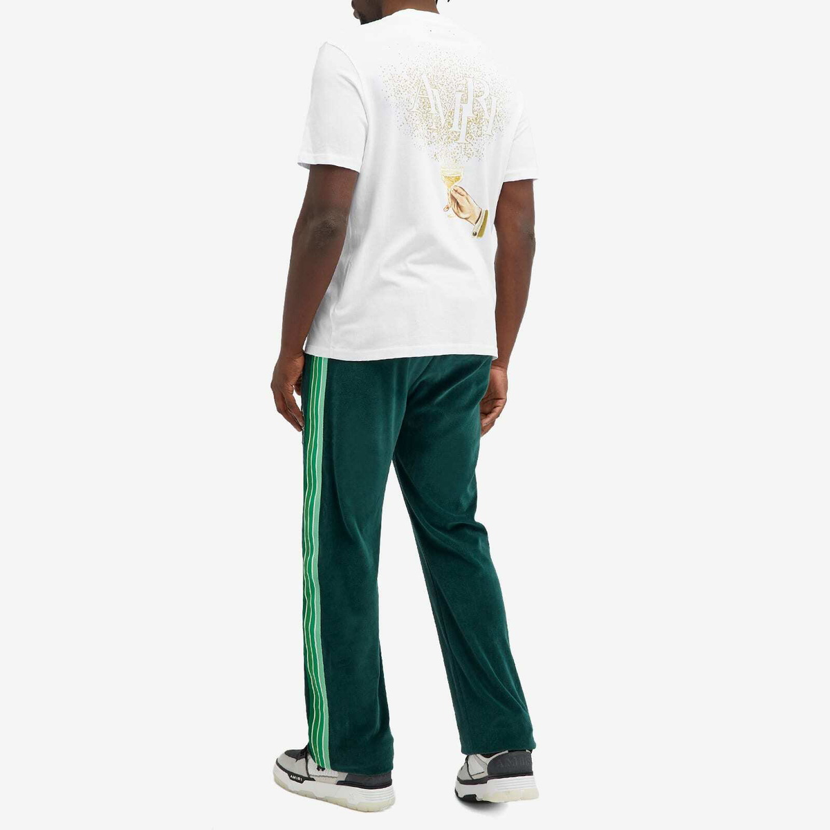 AMIRI Men's Champagne T-Shirt in White Amiri