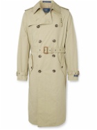 Polo Ralph Lauren - Double-Breasted Belted Brushed Cotton-Blend Twill Trench Coat - Neutrals