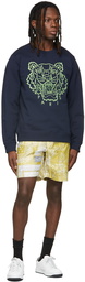 Kenzo Navy & Green Seasonal Tiger Sweatshirt