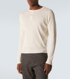 Wales Bonner Nile wool and cotton Henley shirt