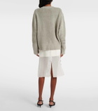 Xu Zhi Embellished wool-blend sweater